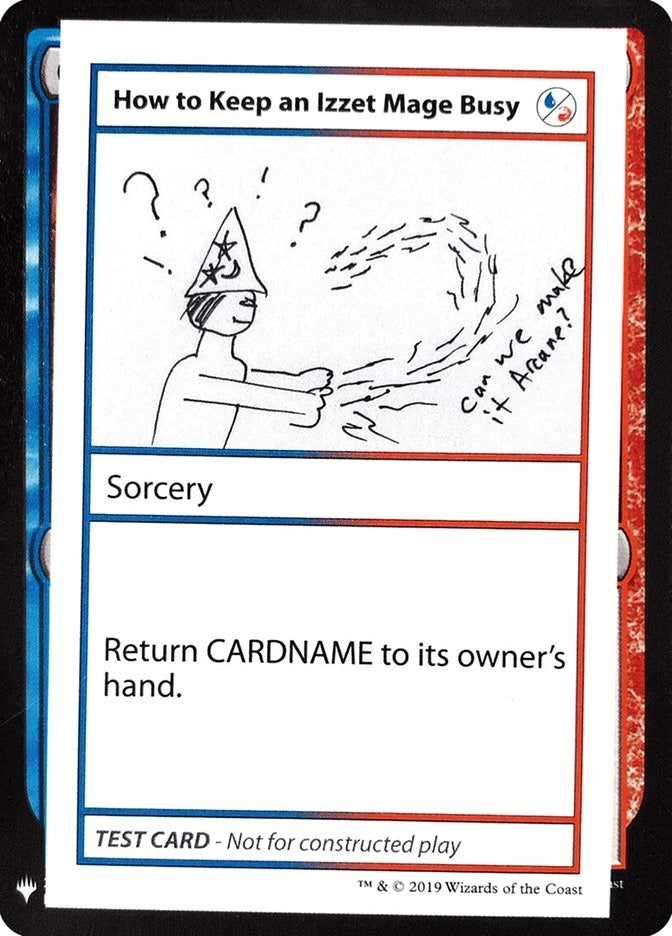 Image for How to Keep an Izzet Mage Busy [Mystery Booster: Convention Edition Exclusives] - Magic: The Gathering