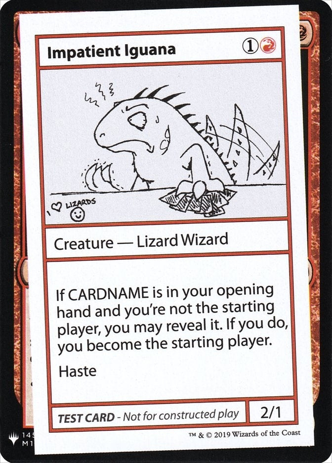 Image for Impatient Iguana [Mystery Booster: Convention Edition Exclusives] - Magic: The Gathering
