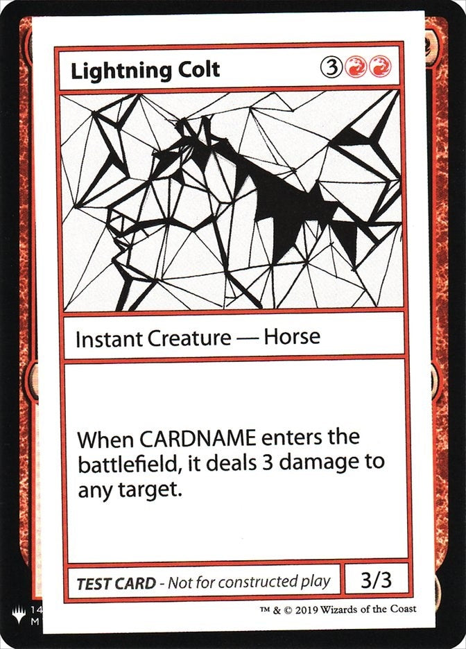 Image for Lightning Colt [Mystery Booster: Convention Edition Exclusives] - Magic: The Gathering