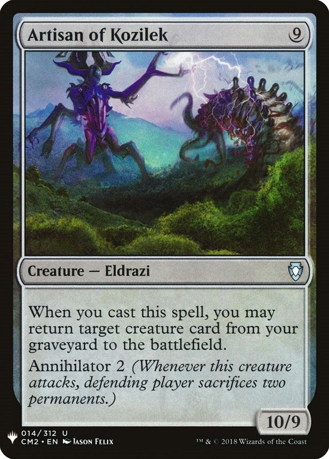 Image for Artisan of Kozilek (14) [The List Reprints] - Magic: The Gathering