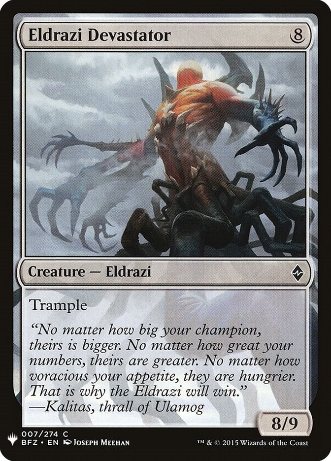 Image for Eldrazi Devastator (7) [The List Reprints] - Magic: The Gathering