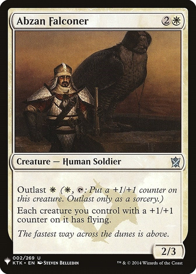 Image for Abzan Falconer (2) [The List Reprints] - Magic: The Gathering