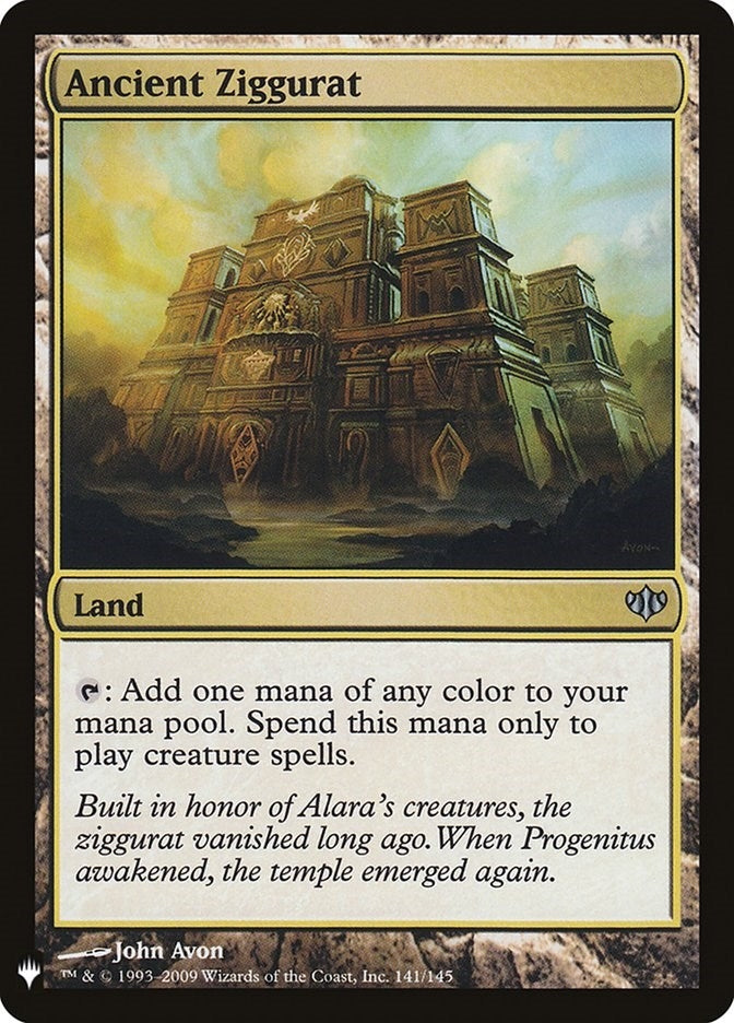 Image for Ancient Ziggurat (141) [The List Reprints] - Magic: The Gathering