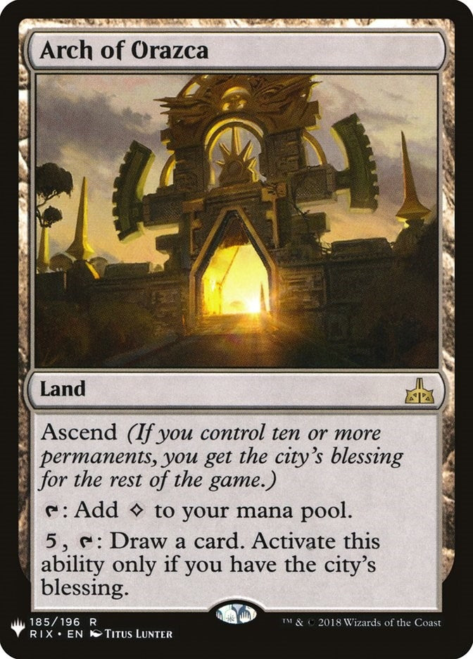 Image for Arch of Orazca (185) [The List Reprints] - Magic: The Gathering