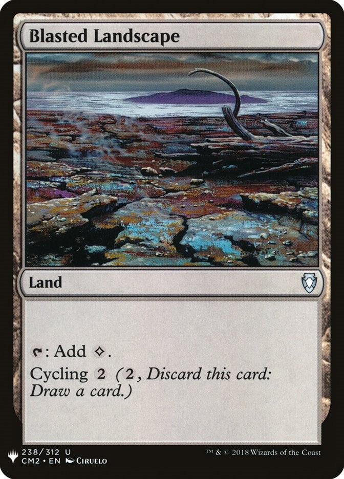 Image for Blasted Landscape (238) [The List Reprints] - Magic: The Gathering