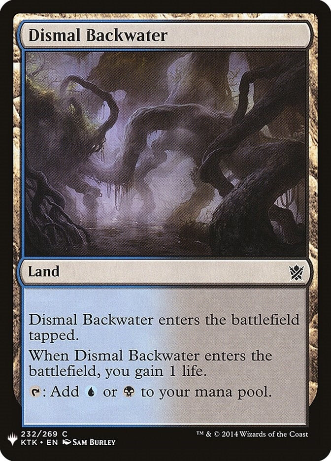 Image for Dismal Backwater (232) [The List Reprints] - Magic: The Gathering