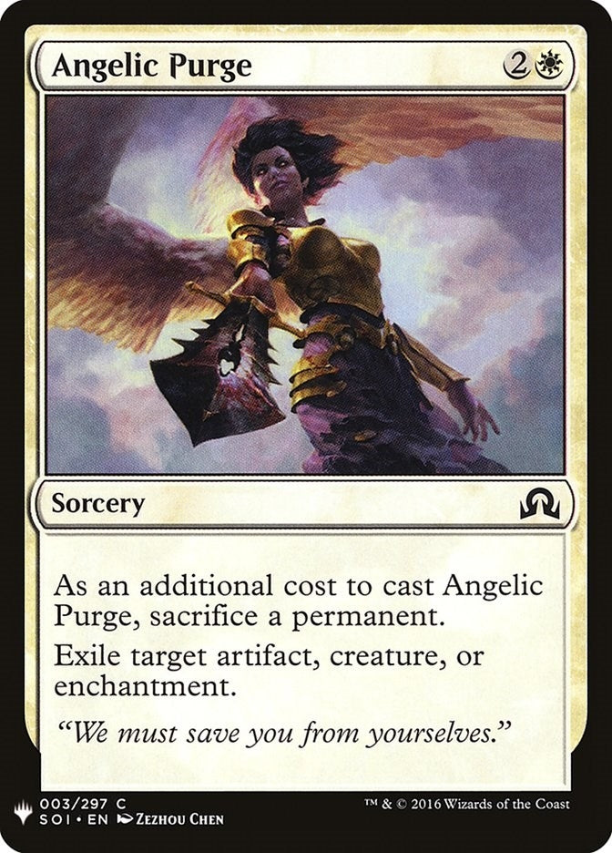 Image for Angelic Purge (3) [The List Reprints] - Magic: The Gathering