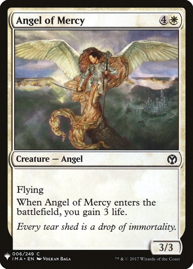 Image for Angel of Mercy (6) [The List Reprints] - Magic: The Gathering