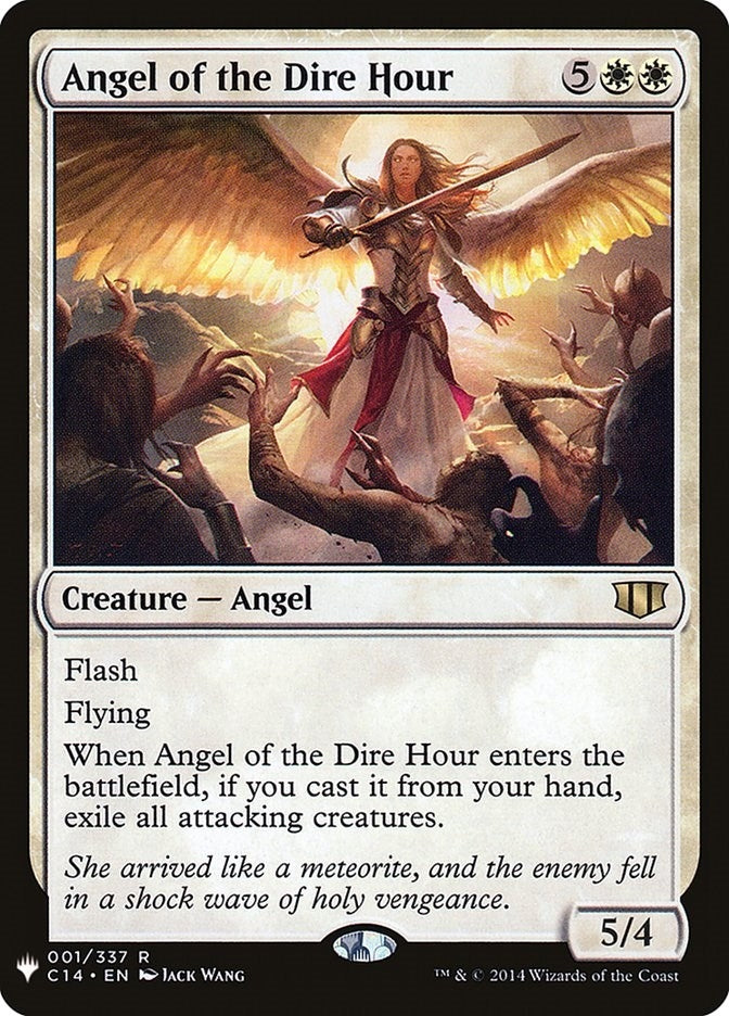 Image for Angel of the Dire Hour (1) [The List Reprints] - Magic: The Gathering
