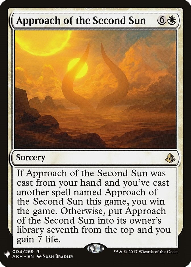 Image for Approach of the Second Sun (4) [The List Reprints] - Magic: The Gathering