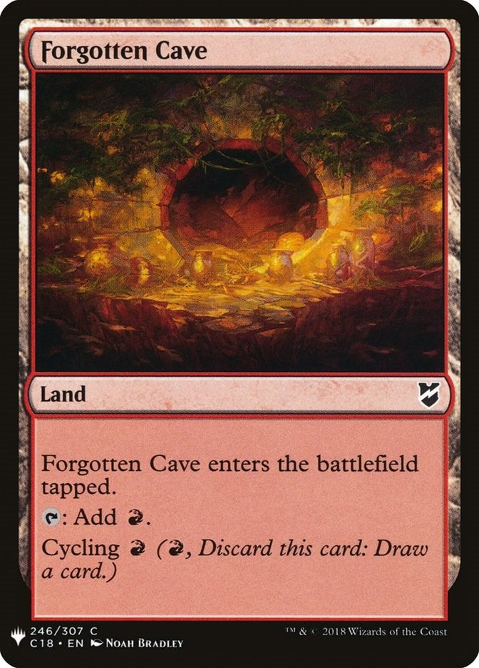 Image for Forgotten Cave (246) [The List Reprints] - Magic: The Gathering