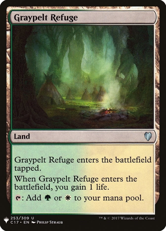 Image for Graypelt Refuge (253) [The List Reprints] - Magic: The Gathering