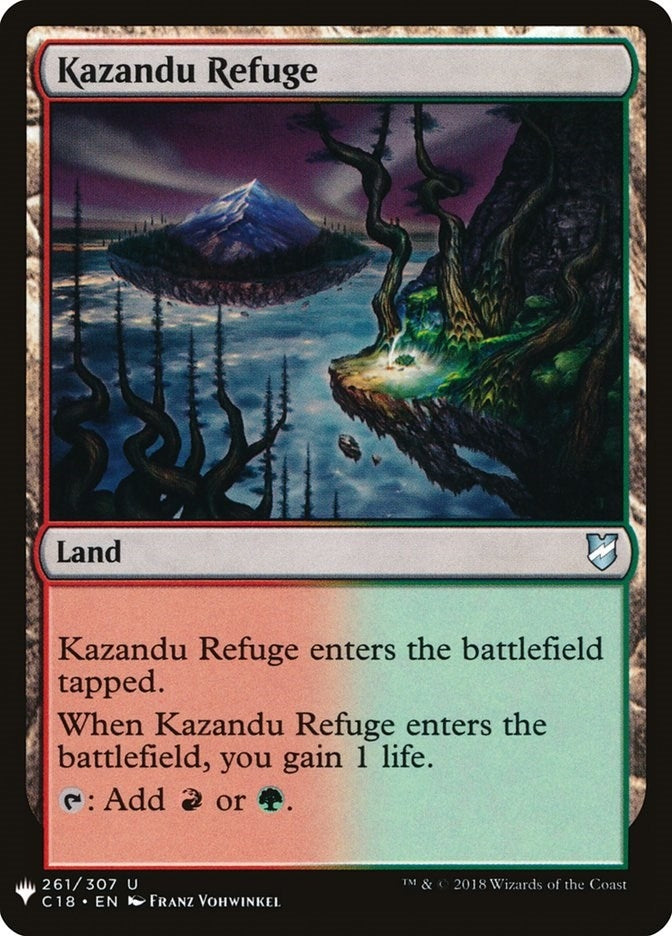 Image for Kazandu Refuge (261) [The List Reprints] - Magic: The Gathering