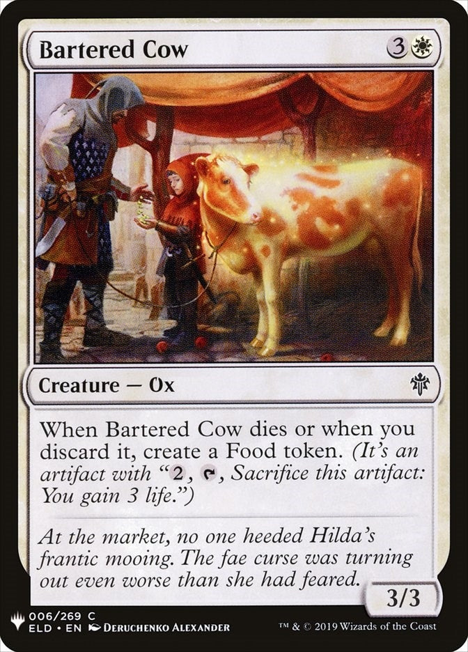 Image for Bartered Cow (6) [The List Reprints] - Magic: The Gathering