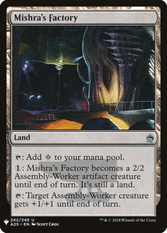 Image for Mishra's Factory (A25) (242) [The List Reprints] - Magic: The Gathering