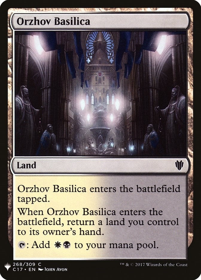 Image for Orzhov Basilica (268) [The List Reprints] - Magic: The Gathering