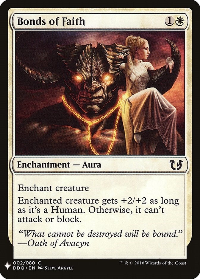 Image for Bonds of Faith (2) [The List Reprints] - Magic: The Gathering