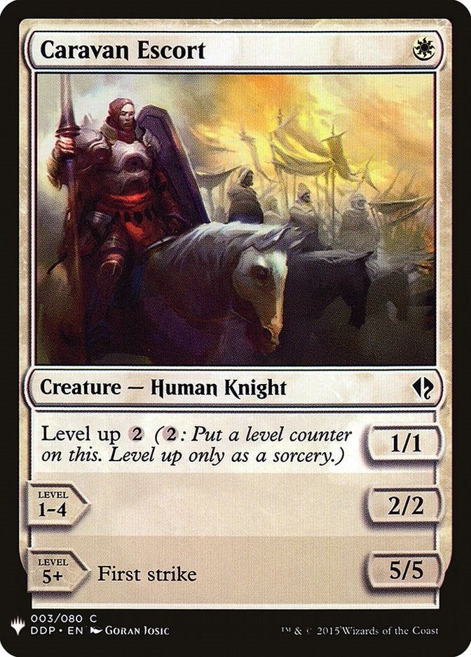 Image for Caravan Escort (3) [The List Reprints] - Magic: The Gathering
