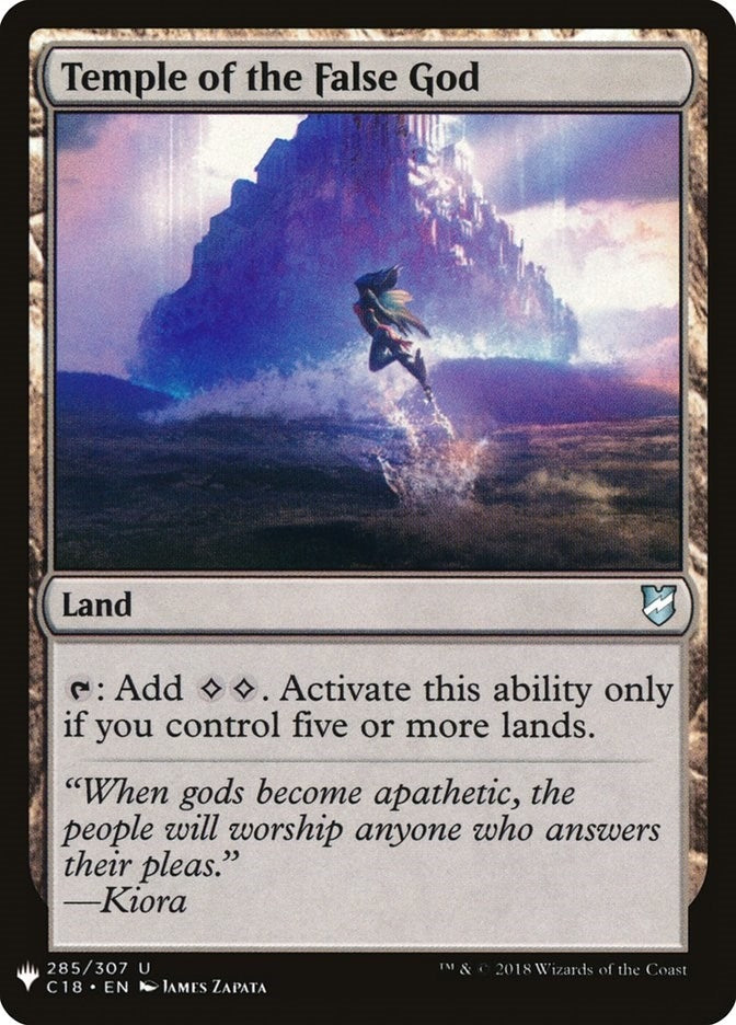 Image for Temple of the False God (C18) (285) [The List Reprints] - Magic: The Gathering