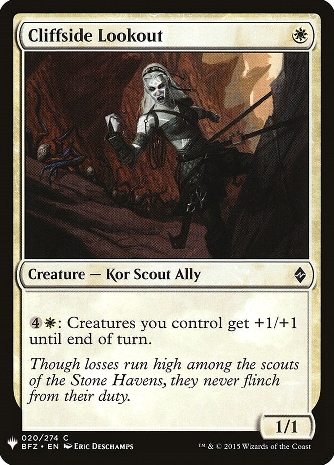 Image for Cliffside Lookout (20) [The List Reprints] - Magic: The Gathering