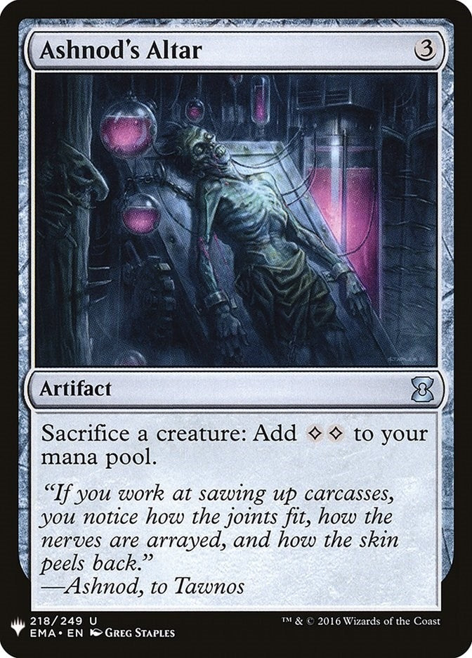 Image for Ashnod's Altar (218) [The List Reprints] - Magic: The Gathering