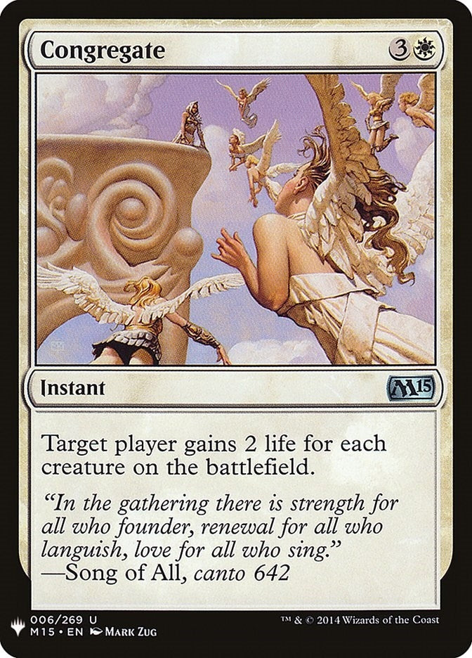 Image for Congregate (6) [The List Reprints] - Magic: The Gathering