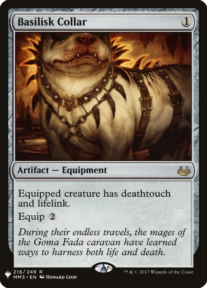 Image for Basilisk Collar (MM3) (216) [The List Reprints] - Magic: The Gathering