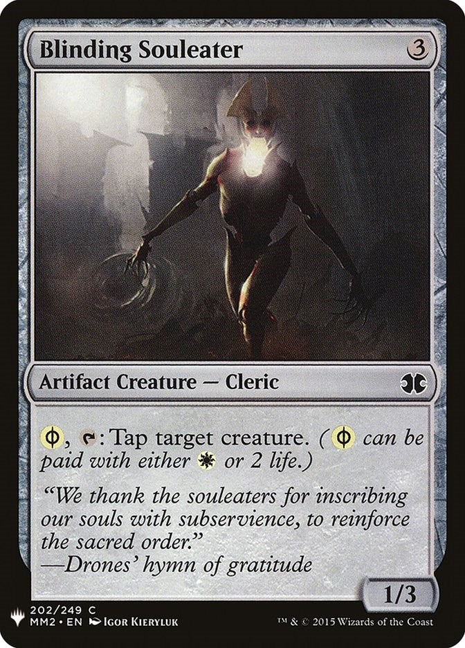 Image for Blinding Souleater (202) [The List Reprints] - Magic: The Gathering