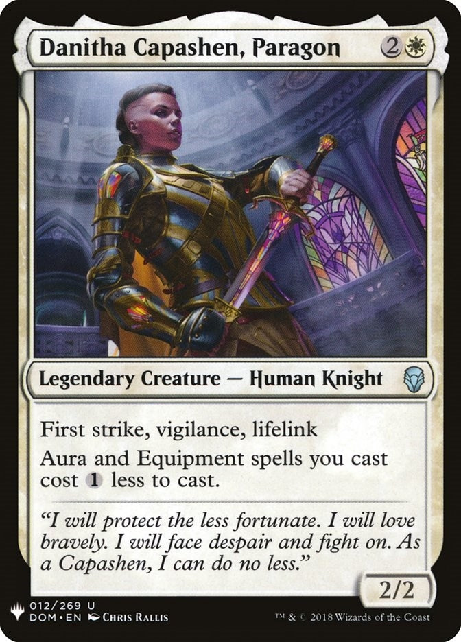 Image for Danitha Capashen, Paragon (12) [The List Reprints] - Magic: The Gathering