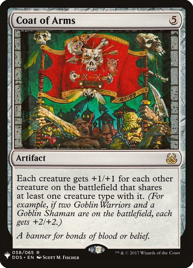 Image for Coat of Arms (58) [The List Reprints] - Magic: The Gathering