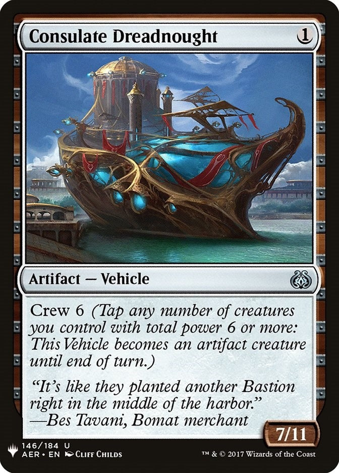 Image for Consulate Dreadnought (146) [The List Reprints] - Magic: The Gathering
