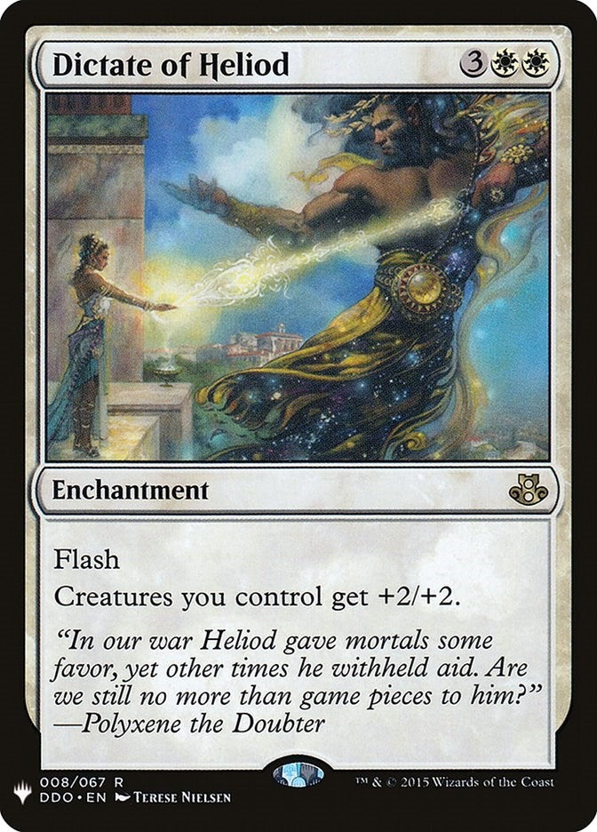 Image for Dictate of Heliod (8) [The List Reprints] - Magic: The Gathering