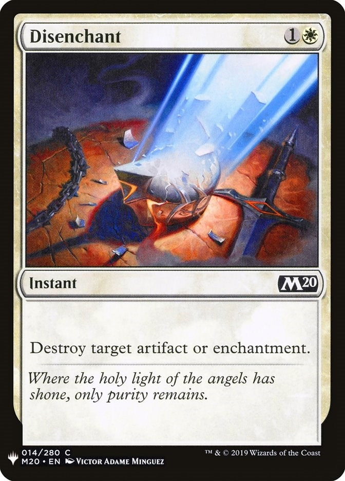 Image for Disenchant (M20) (14) [The List Reprints] - Magic: The Gathering