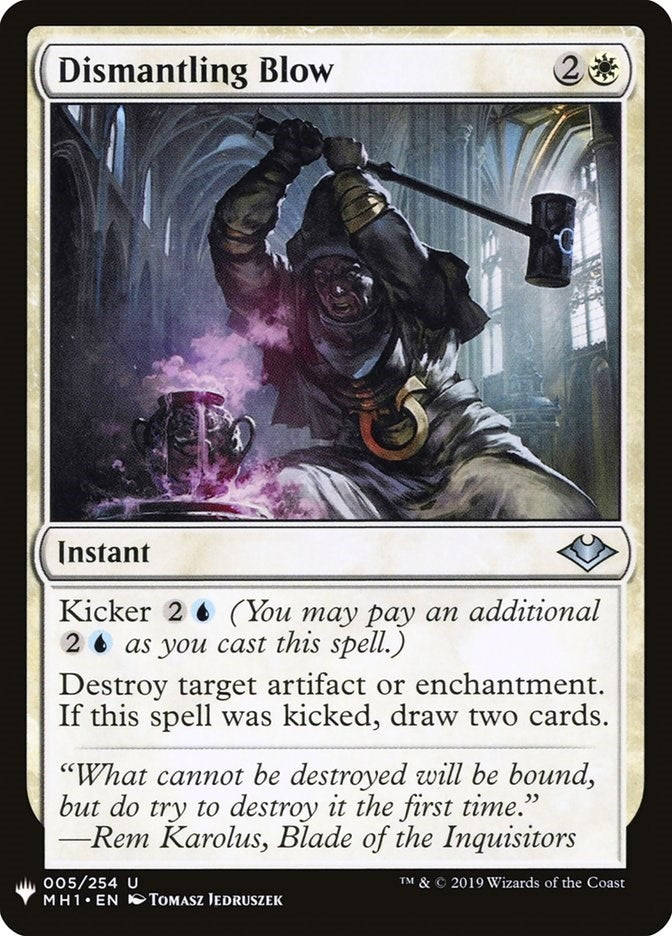 Image for Dismantling Blow (5) [The List Reprints] - Magic: The Gathering