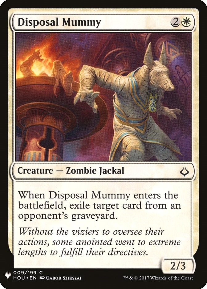 Image for Disposal Mummy (9) [The List Reprints] - Magic: The Gathering