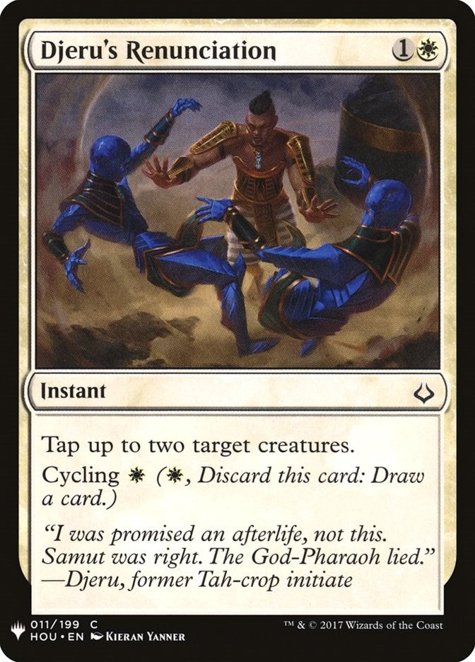Image for Djeru's Renunciation (11) [The List Reprints] - Magic: The Gathering