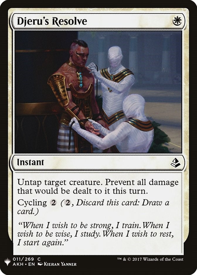Image for Djeru's Resolve (11) [The List Reprints] - Magic: The Gathering