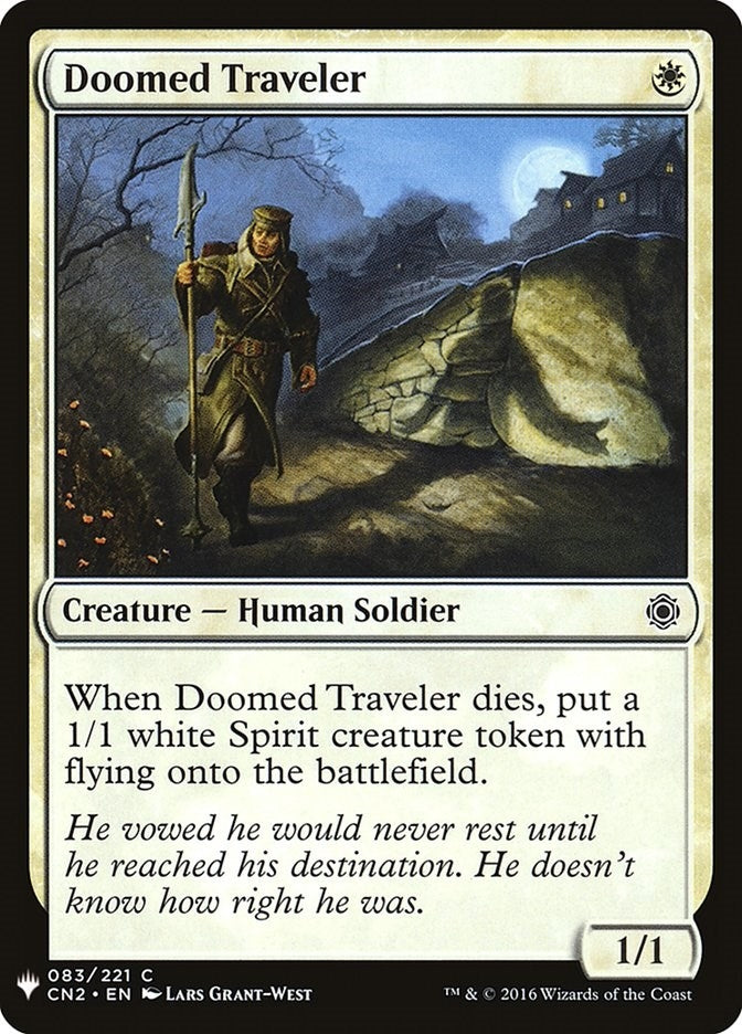 Image for Doomed Traveler (CN2) (83) [The List Reprints] - Magic: The Gathering