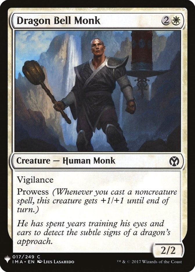 Image for Dragon Bell Monk (17) [The List Reprints] - Magic: The Gathering