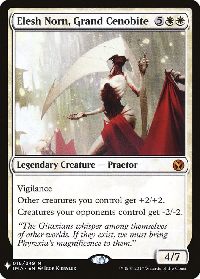 Image for Elesh Norn, Grand Cenobite (18) [The List Reprints] - Magic: The Gathering