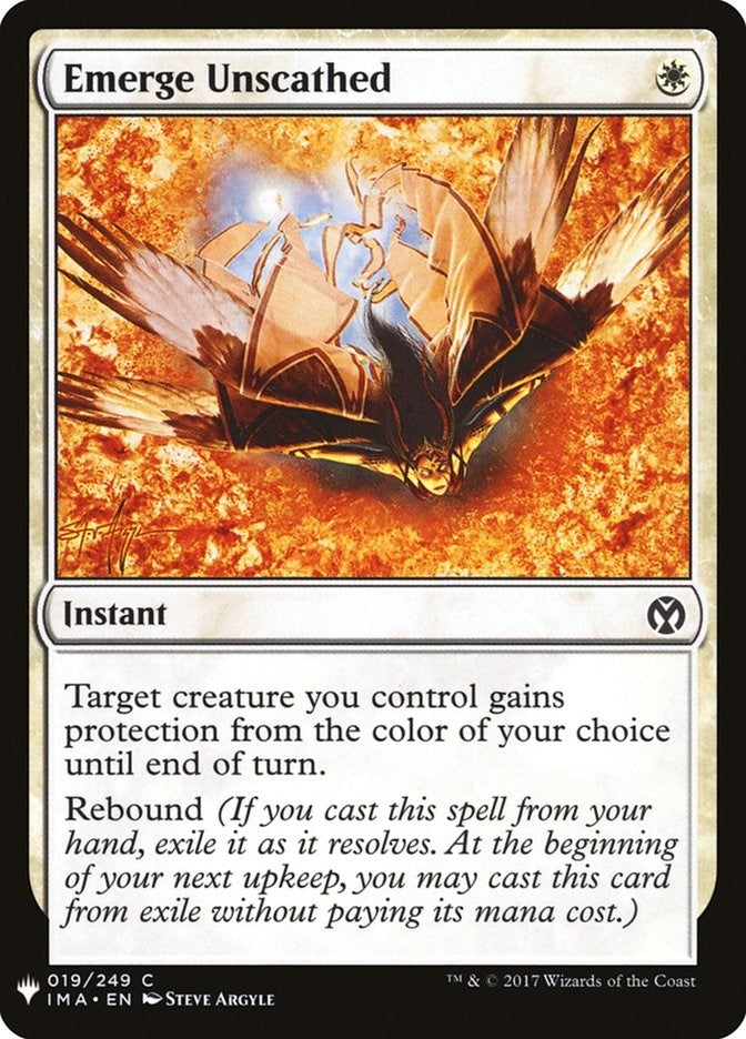 Image for Emerge Unscathed (19) [The List Reprints] - Magic: The Gathering