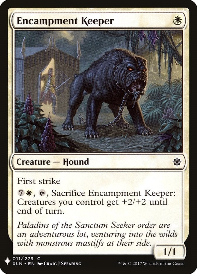 Image for Encampment Keeper (11) [The List Reprints] - Magic: The Gathering