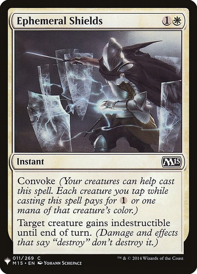 Image for Ephemeral Shields (11) [The List Reprints] - Magic: The Gathering