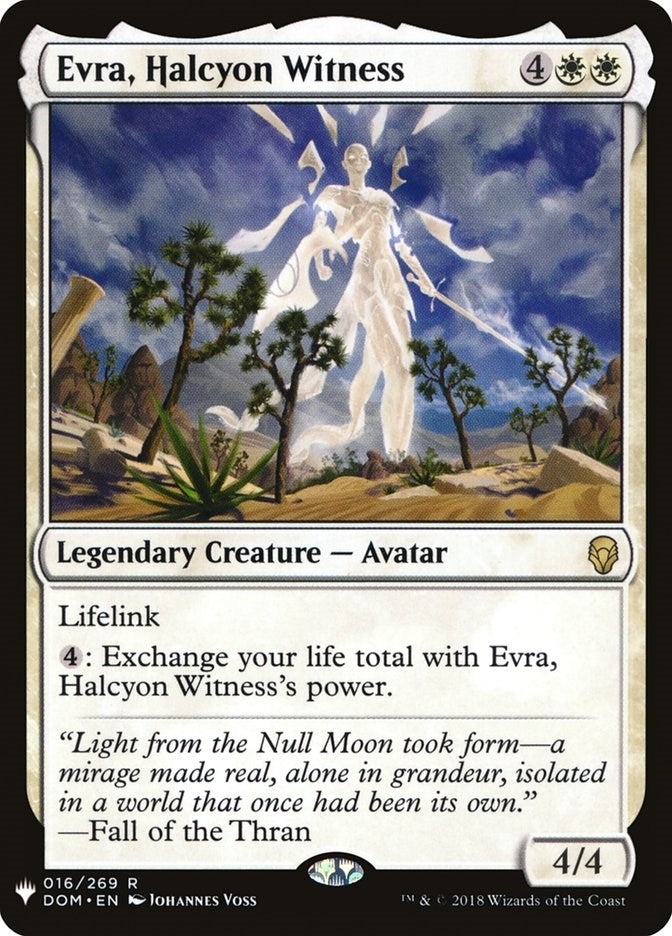 Image for Evra, Halcyon Witness (16) [The List Reprints] - Magic: The Gathering