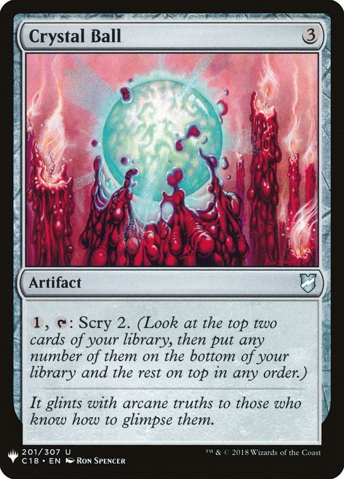 Image for Crystal Ball (201) [The List Reprints] - Magic: The Gathering