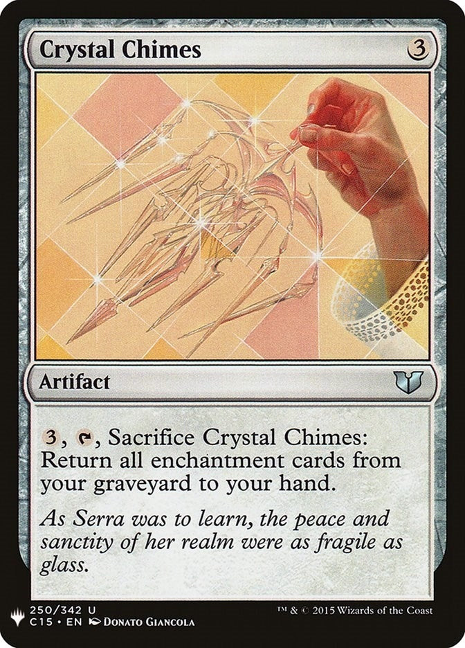 Image for Crystal Chimes (250) [The List Reprints] - Magic: The Gathering