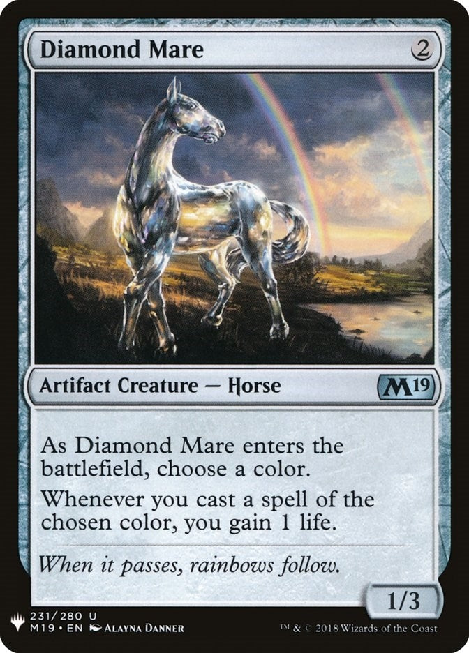 Image for Diamond Mare (231) [The List Reprints] - Magic: The Gathering