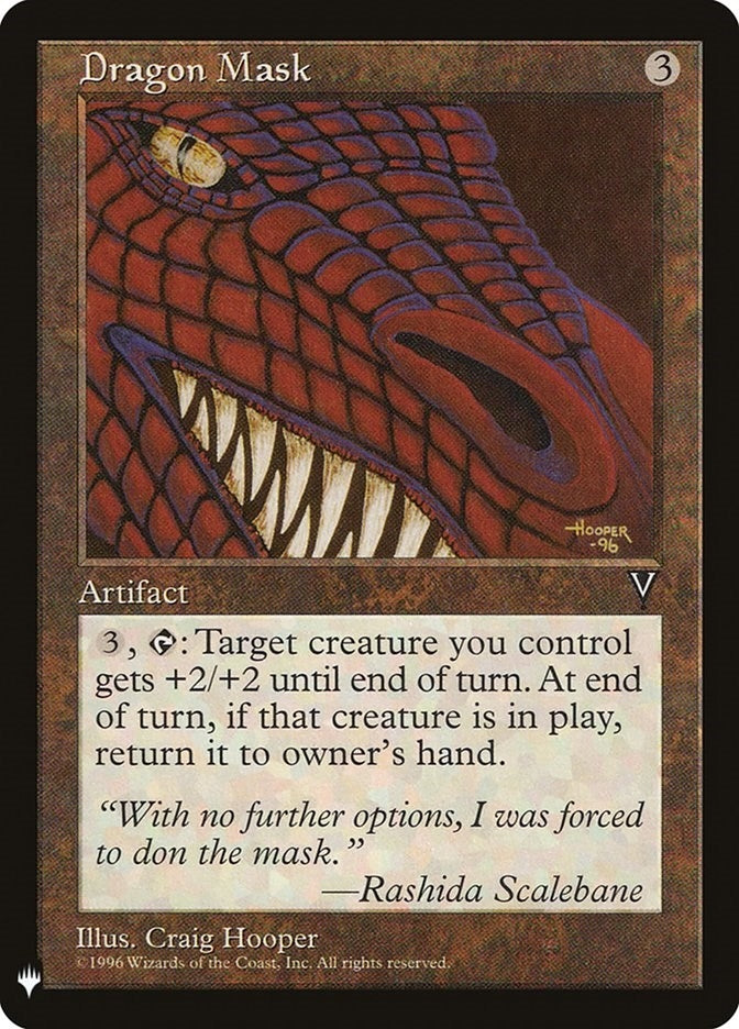 Image for Dragon Mask (144) [The List Reprints] - Magic: The Gathering