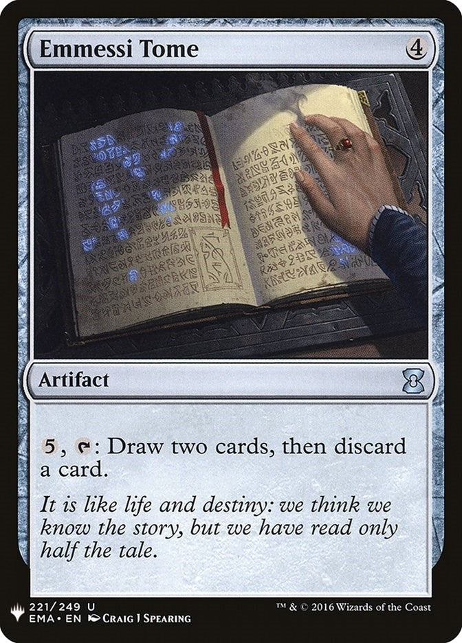 Image for Emmessi Tome (221) [The List Reprints] - Magic: The Gathering