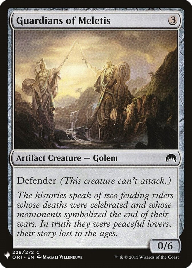 Image for Guardians of Meletis (228) [The List Reprints] - Magic: The Gathering